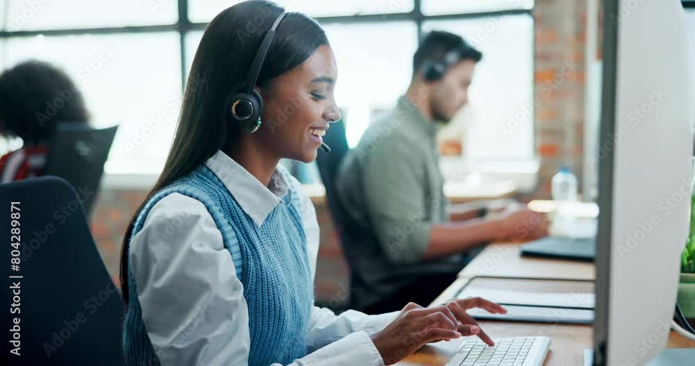 Call center, customer support and business woman in office consulting for crm, faq or b2b networking. Telemarketing, contact us and insurance consultant with virtual help, advice or inbound marketing Call center, customer support and business woman in office consulting for crm, faq or b2b networking. Telemarketing, contact us and insurance consultant with virtual help, advice or inbound marketing