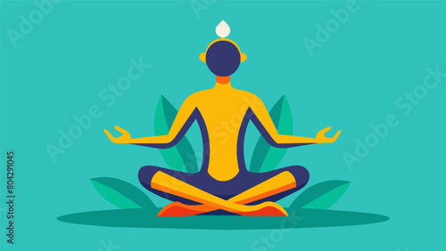 A sculpted figure of a person in a meditative pose symbolizing the balance and harmony achieved through the practice of yoga and reflection.. © Justlight