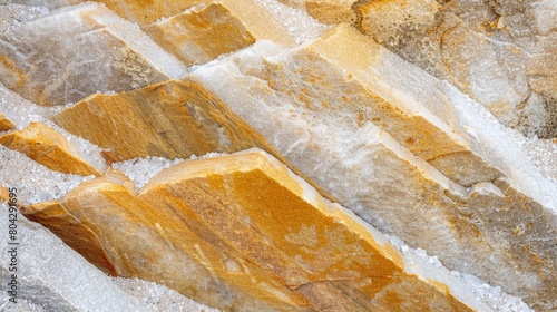 Sandstone is a clastic sedimentary rock composed mainly of sand-sized silicate grains. Sandstones.Most sandstone is composed of quartz or feldspar, because they are the most resistant minerals  photo