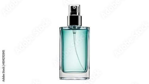 Cologne Spray Bottle isolated on transparent png background. Generative ai