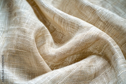 Close Up of Linen Material texture