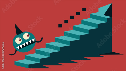 The first step of the Scare Staircase is a simple creak causing a small jump from those who dare to climb..