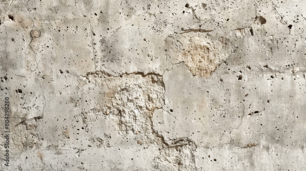 horizontal design on cement and concrete texture for pattern and background. Texture of old gray concrete with cracks