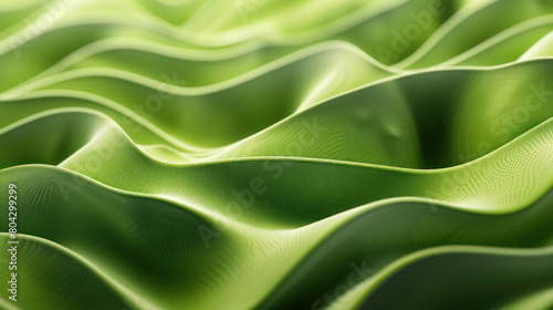 Green Wave Wallpaper Background