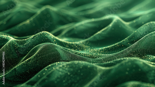 Green Wave Wallpaper Background