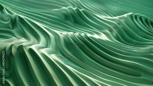 Green Wave Wallpaper Background