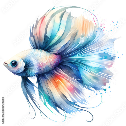 Watercolor Fishes Clipart, Fish Illustrations Graphics for Printable  © CelebrationsBoxs