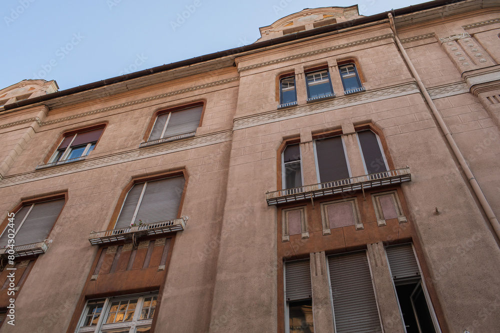 Naklejka premium Historical building in the city centre of Szeged, Hungary