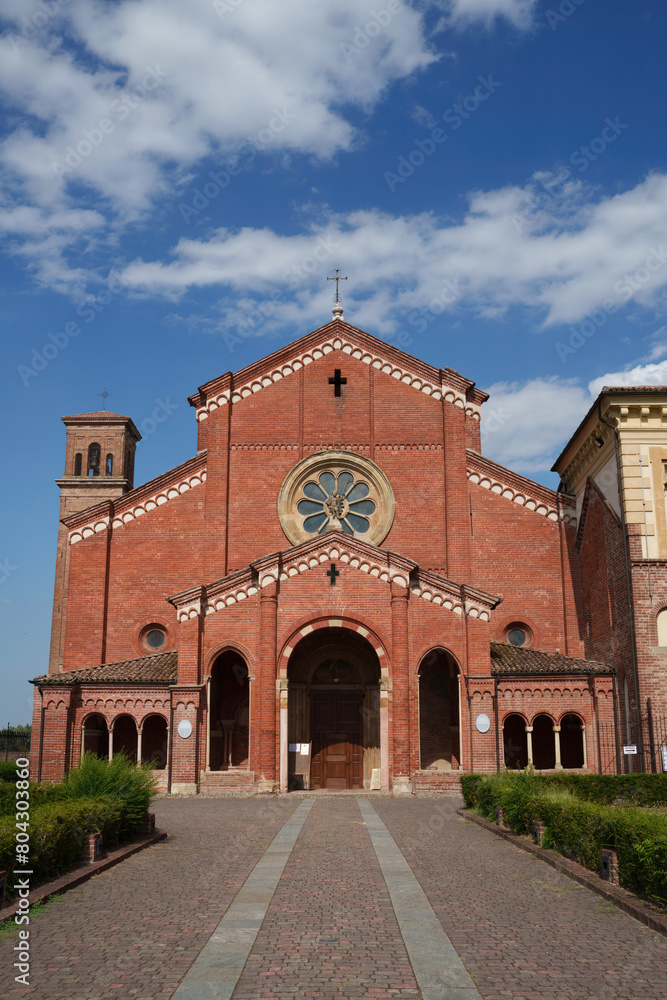Fototapeta premium Abbey of Chiaravalle della Colomba, Emilia-Romagna, Italy