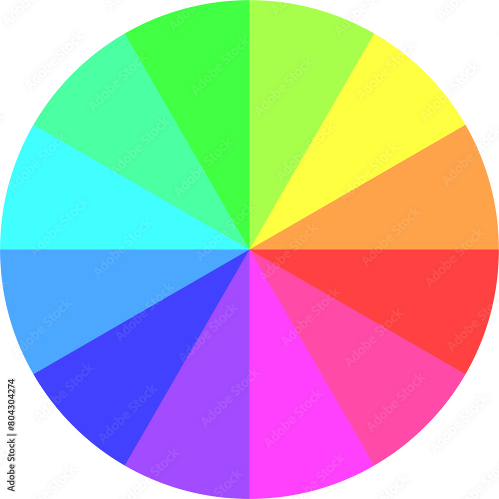 Fototapeta premium color wheel vector. colorful, art