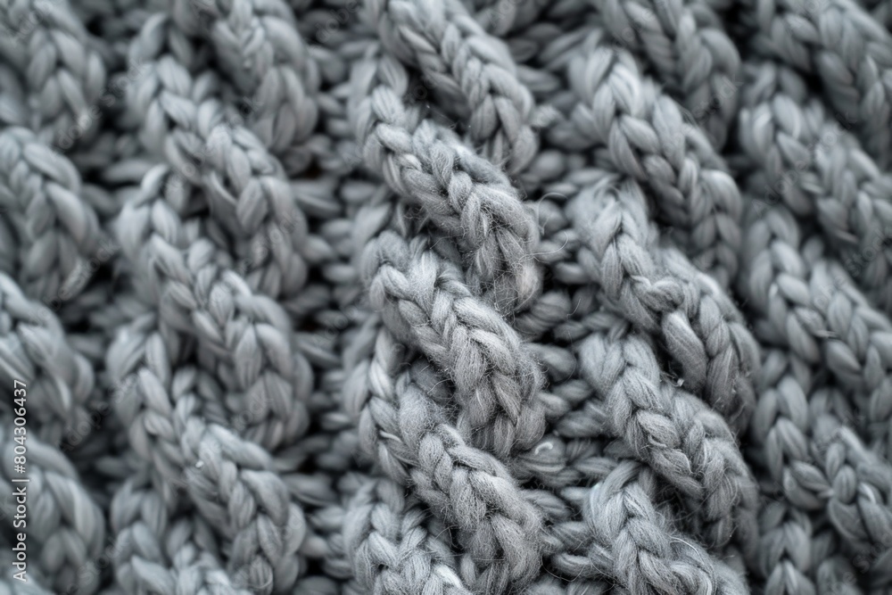 Gray yarn background crochet pattern