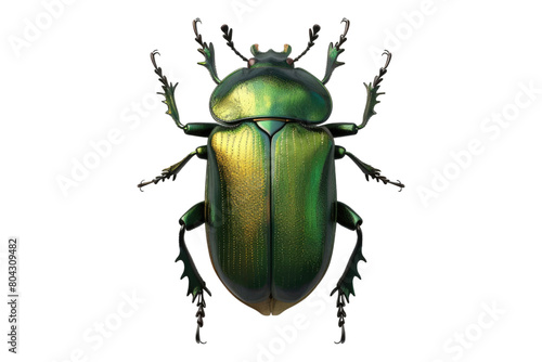 Wallpaper Mural Green June beetle insect Isolated on transparent background Torontodigital.ca