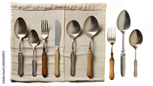 Elegant Harmony: A Quintet of Forks, Spoons and Knives