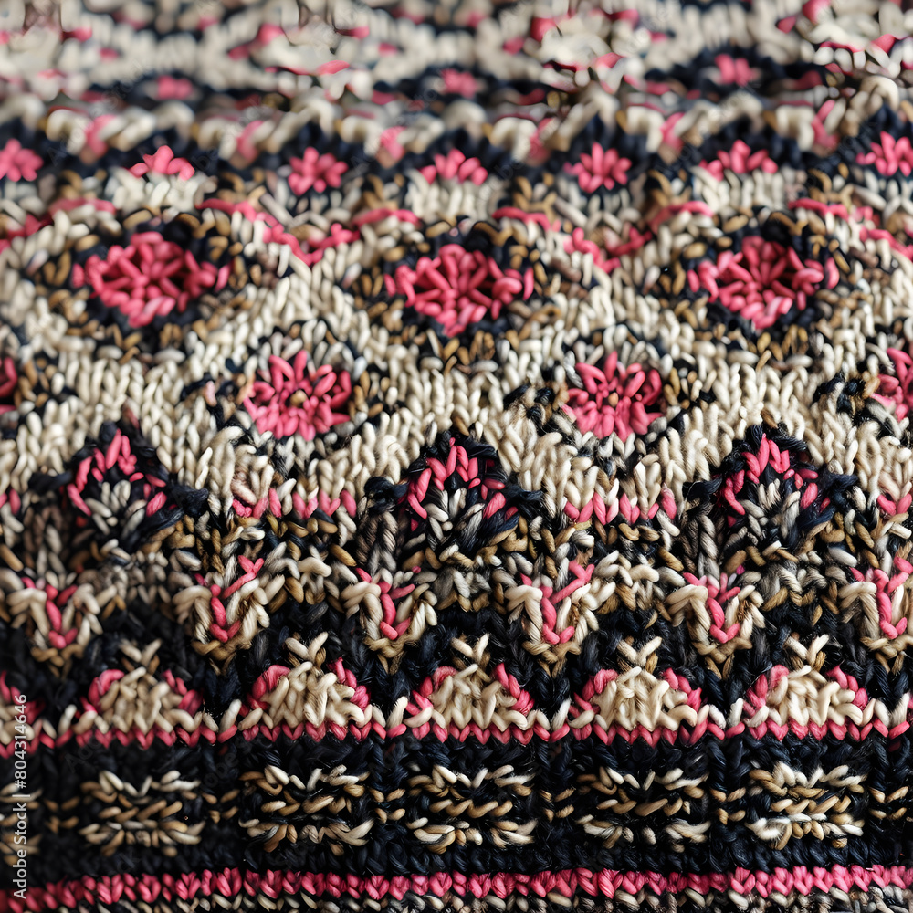 Immaculate Symmetry: A Detailed Guide to a Geometric Inspired Textured Sweater Knitting Pattern