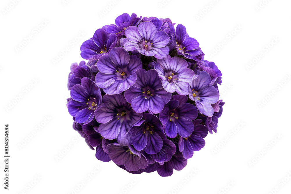 Heliotrope bloom beauty Isolated on transparent background Heliotrope bloom beauty Isolated on transparent background