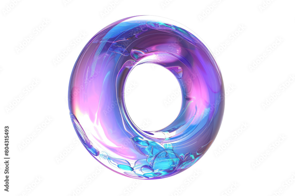Holographic flowing iridescent colored Isolated on transparent background Holographic flowing iridescent colored Isolated on transparent background