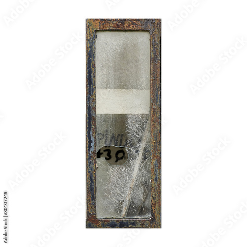Vintage shabby weathered wooden window
