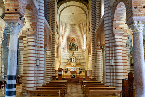 Verona Veneto Italy. San Lorenzo Basilica