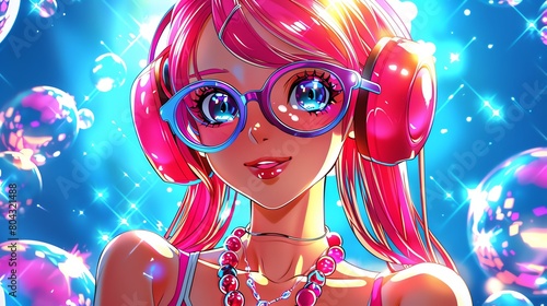 A techsavvy anime girl with a knack for gadgets, her inventions bringing joy and convenience to those around her photo