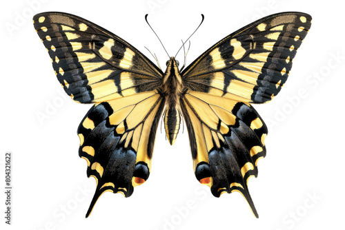 Majestic western swallowtail Isolated on transparent background photo