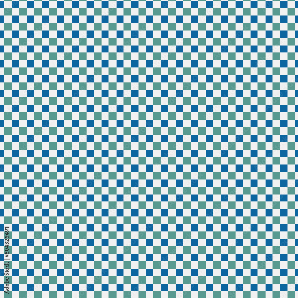 Seamless checkered pattern with trendy checks, vichy textile for wrapping paper, clothing, textile and other design projects