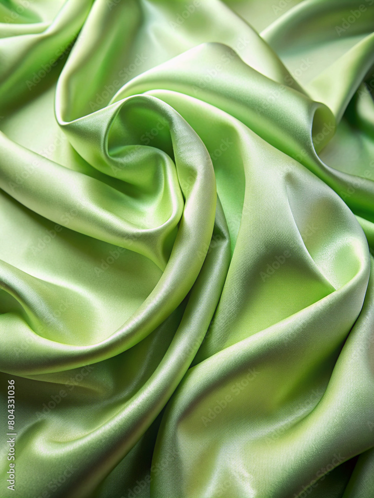 Obraz premium green satin background
