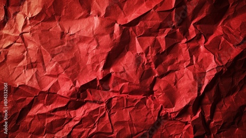 Wallpaper Mural Red crumpled paper texture in low light background Torontodigital.ca