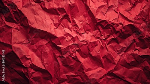 Wallpaper Mural Red crumpled paper texture in low light background Torontodigital.ca
