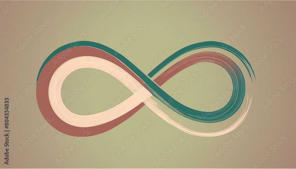 Infinity Symbol on plain background Infinity Symbol on plain background