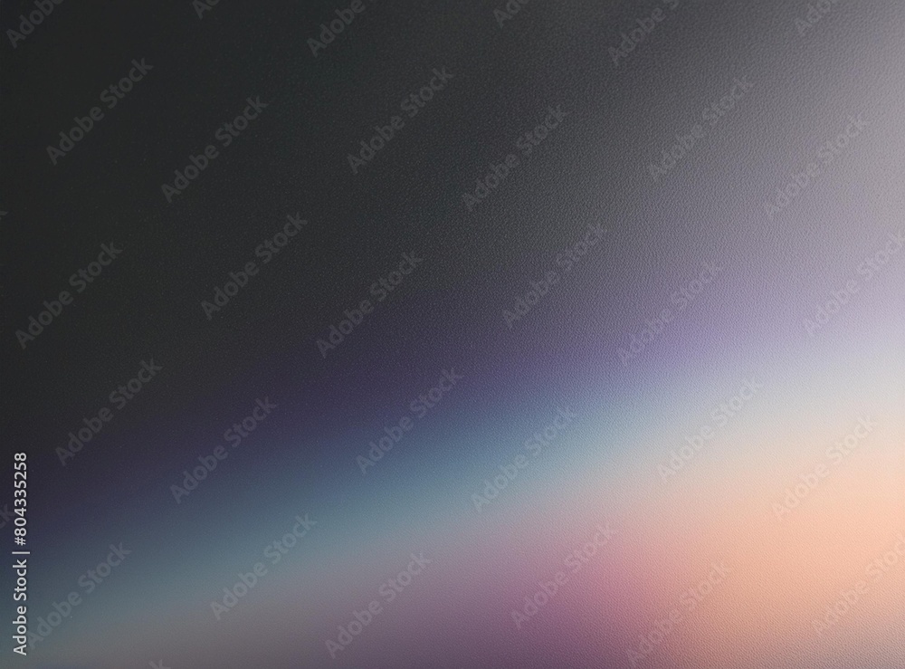 Noisy grey black abstract background. Colorful gradient. Holographic blurred grainy gradient