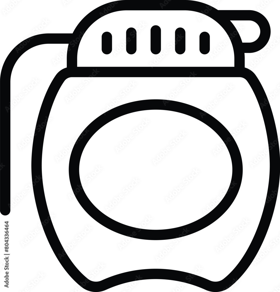 Manual pesticide sprayer icon outline vector. Handle agriculture equipment. Pest control chemical spray Manual pesticide sprayer icon outline vector. Handle agriculture equipment. Pest control chemical spray