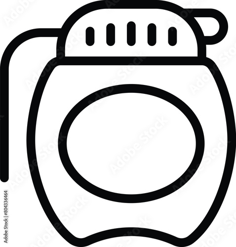 Manual pesticide sprayer icon outline vector. Handle agriculture equipment. Pest control chemical spray