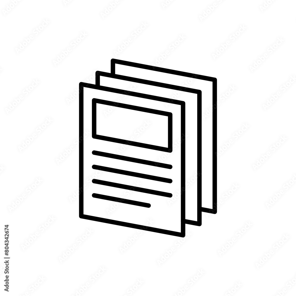Flyer outline icons, minimalist vector illustration ,simple transparent graphic element .Isolated on white background Flyer outline icons, minimalist vector illustration ,simple transparent graphic element .Isolated on white background