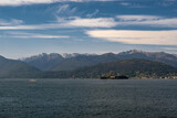View of lake Maggiore in north Italy