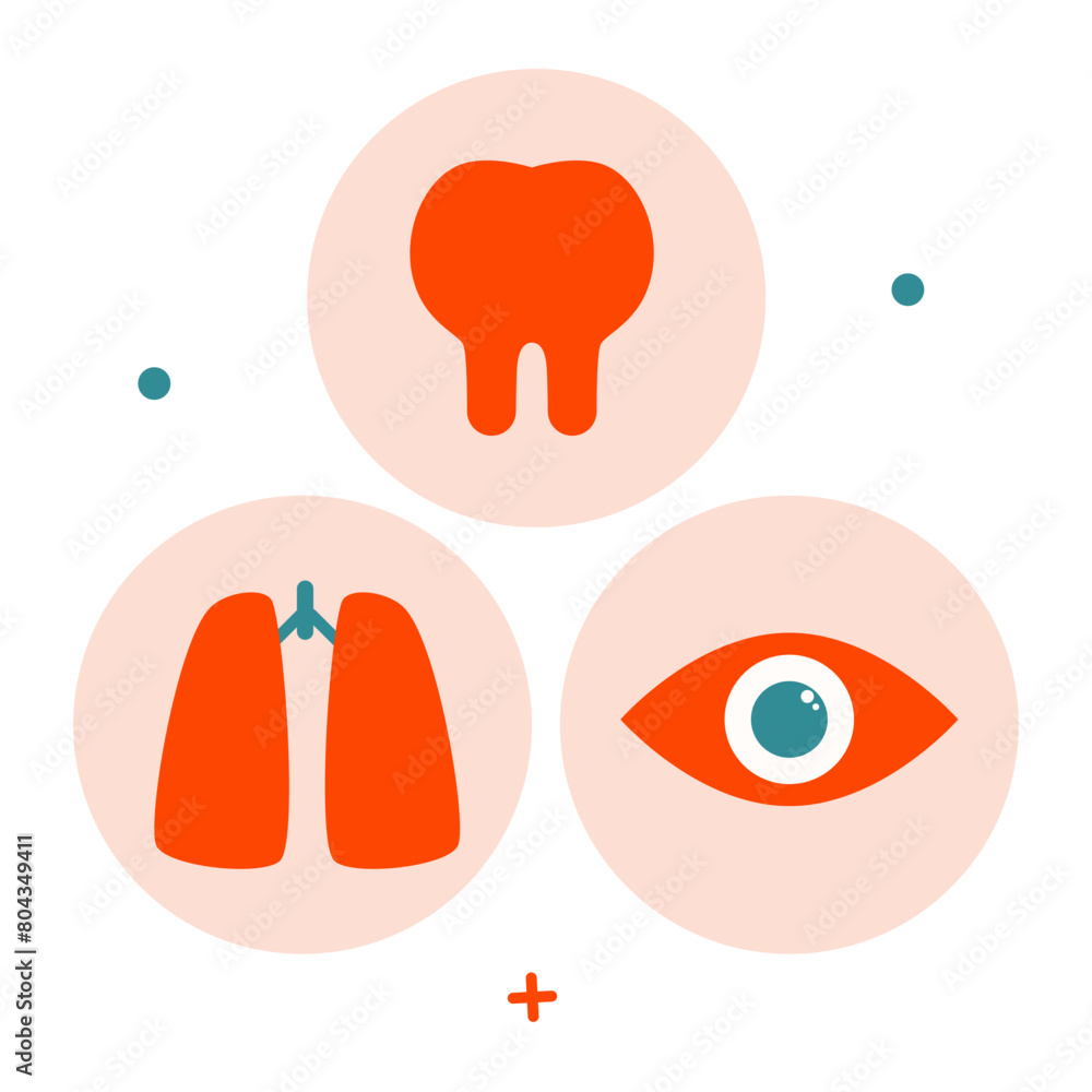 Obraz premium Polyclinic Medical Illustration