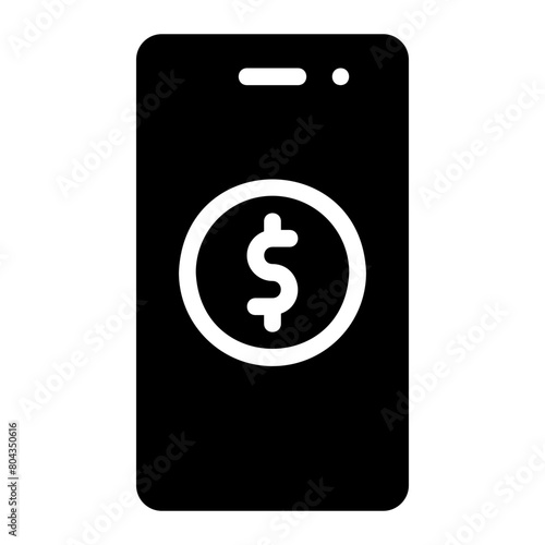 credit glyph icon