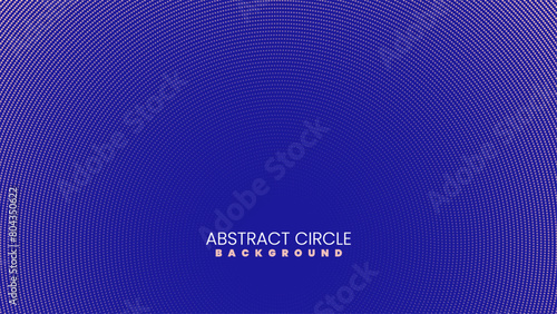 Circular Background Design Made of Dots
