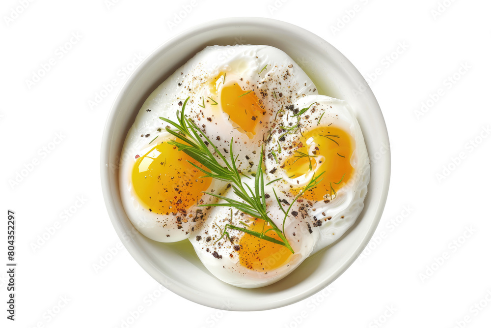 Poached eggs isolated on transparent background Poached eggs isolated on transparent background