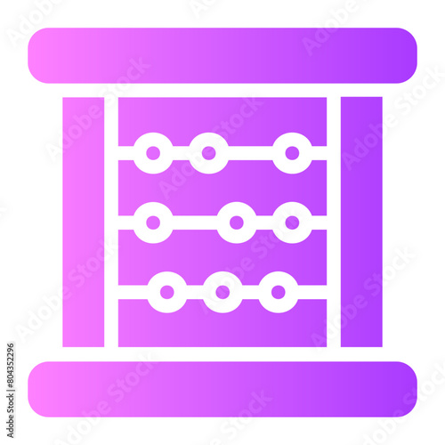 abacus gradient icon