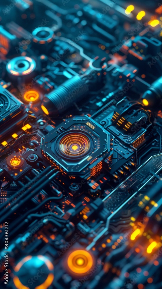 technology gadgets background 3d style. technology gadgets background 3d style.