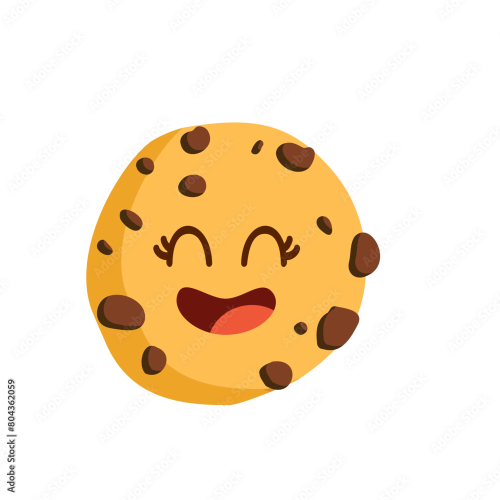 Cute Cartoon Cookie Ilustration Cute Cartoon Cookie Ilustration