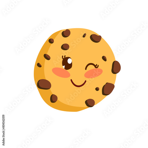 Cute Cartoon Cookie Ilustration