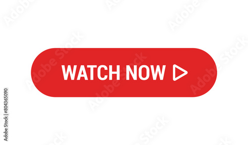 Red "Watch Now" Button - Call to Action for Websites