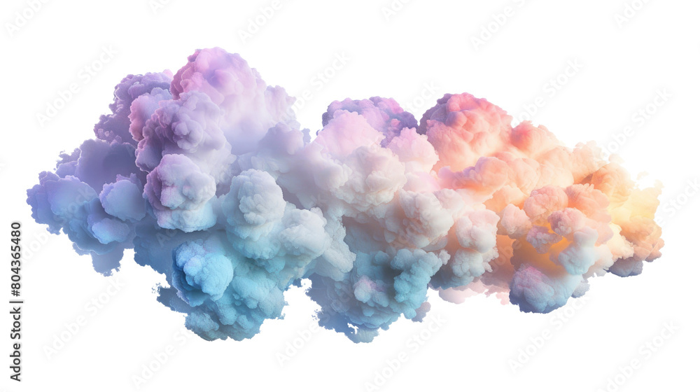 Vivid colors of nebula gas in isolated on transparent background Vivid colors of nebula gas in isolated on transparent background