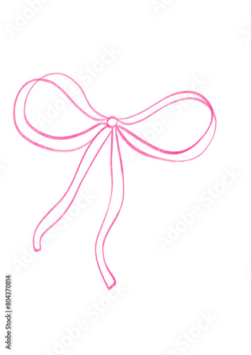 Coquette Theme Doodle Illustrations fit for invitation wedding birthday bachelorette party hens girls 
