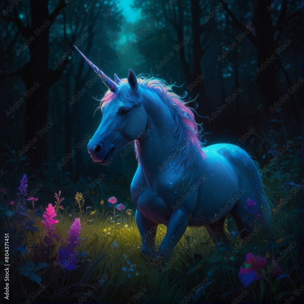 a unicorn with a blue background and the words unicorn on it a unicorn with a blue background and the words unicorn on it