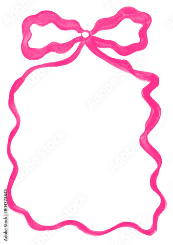 Coquette Theme Doodle Illustrations fit for invitation wedding birthday bachelorette party hens girls 