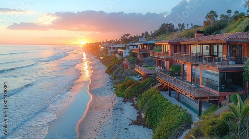 luxury beach resort located on the coast of california