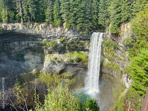 waterfall forest