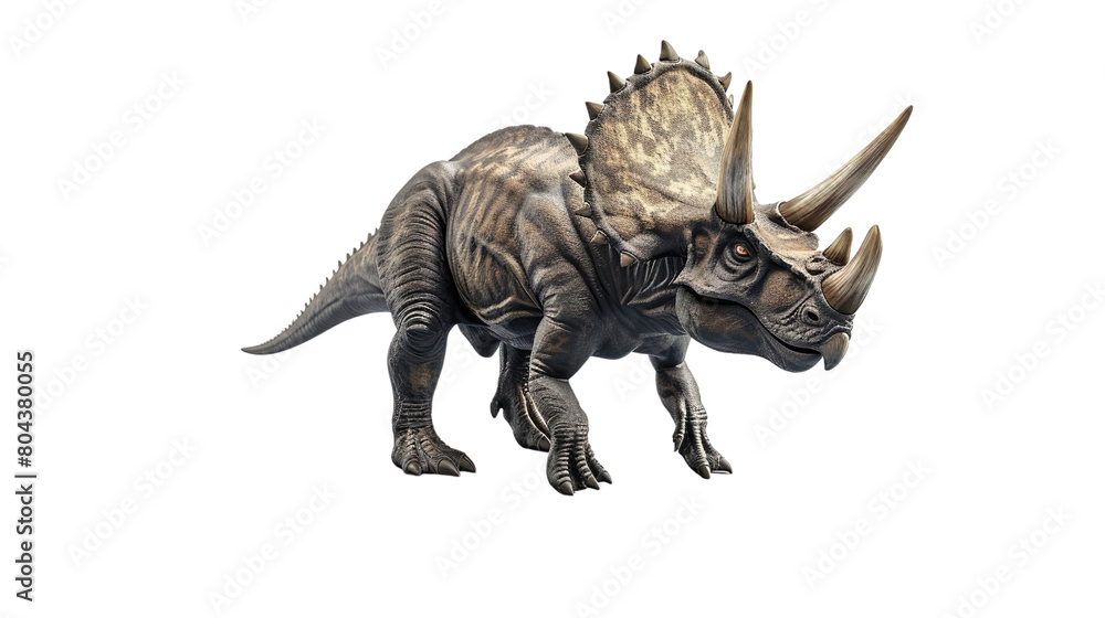 Fototapeta premium Triceratops isolated on white background